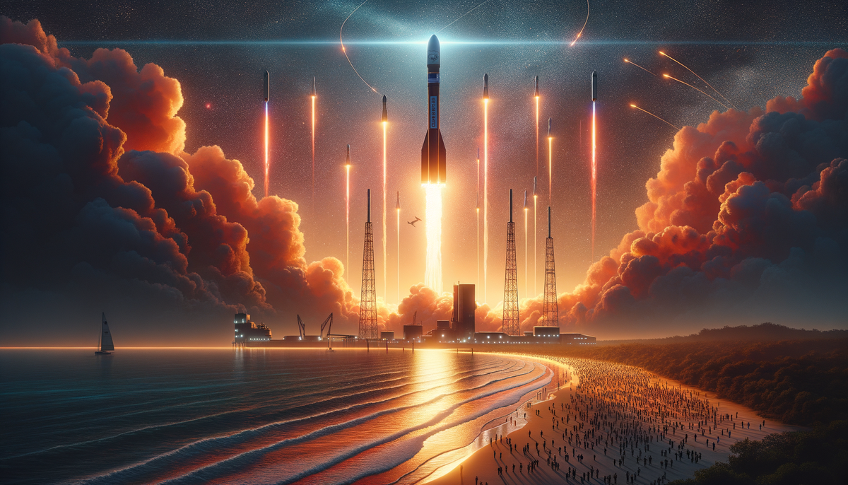 Amazon Rocket Launch at Cape Canaveral