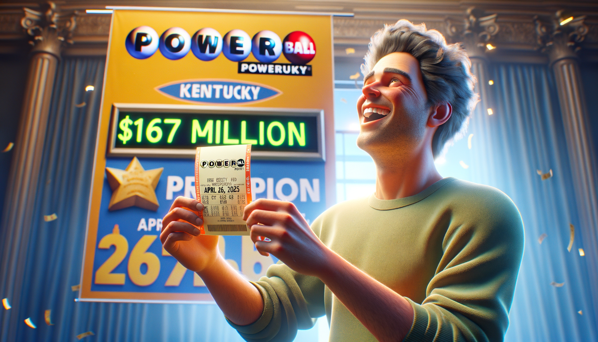 Powerball April 26, 2025: Kentucky Player Wins $167 Million Jackpot
