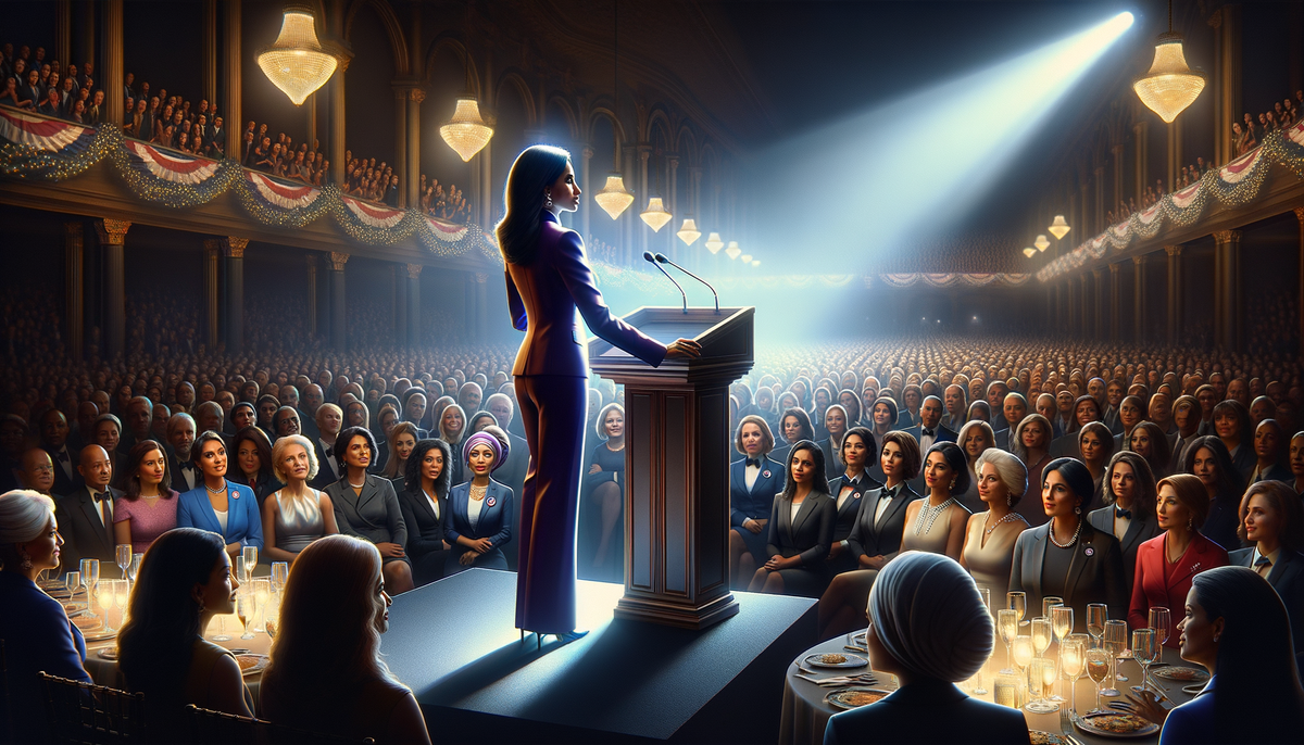 Kamala Harris Delivers Pivotal Speech at Emerge America Gala