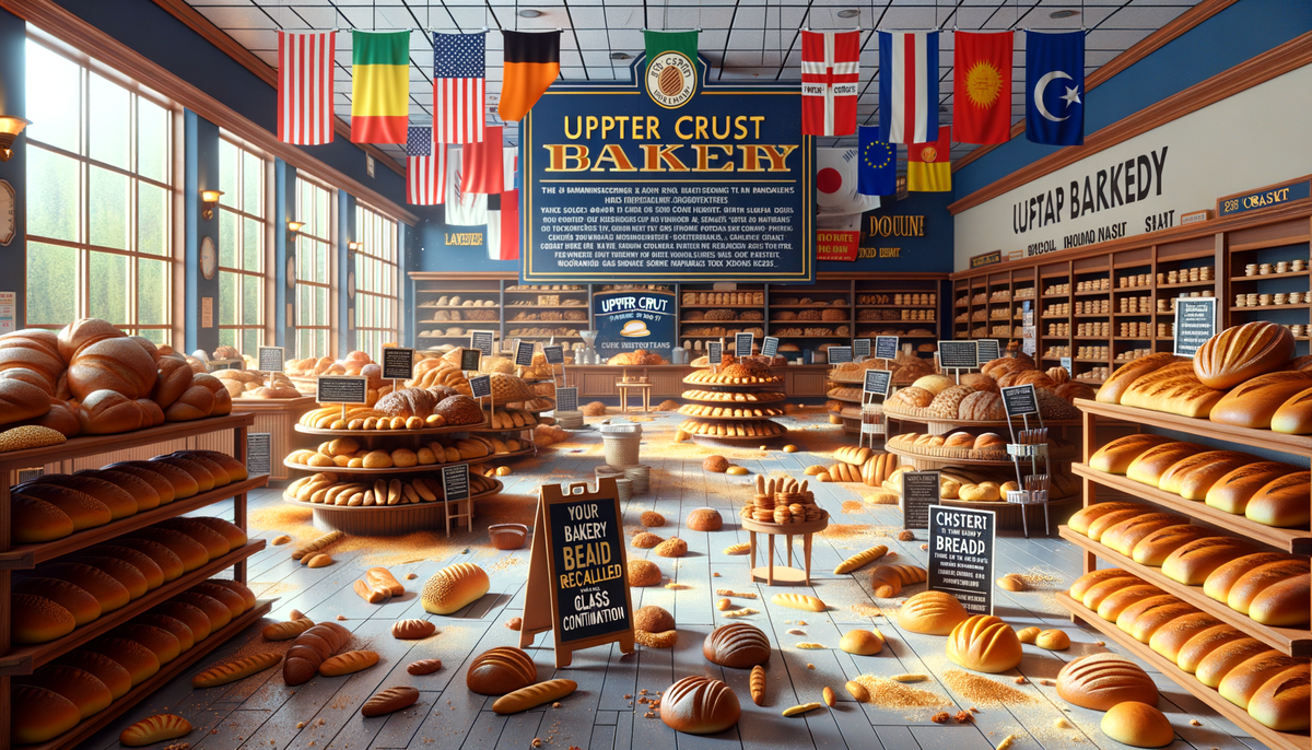 Upper Crust Bakery Bread Recall Triggered by Glass Fragments