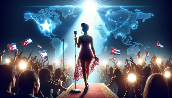 Camila Cabello performing on stage