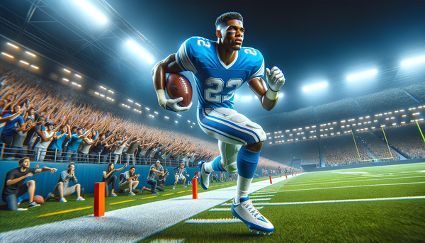 Image of Jimmy Horn Jr. on the football field
