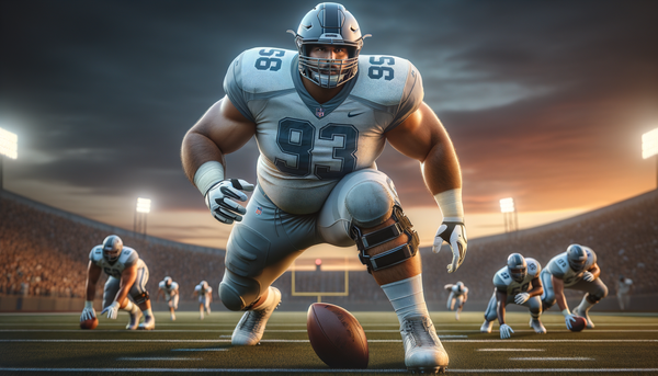 Wyatt Milum playing football