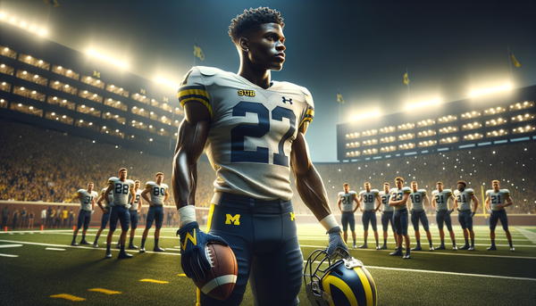 Will Johnson in action for Michigan Wolverines