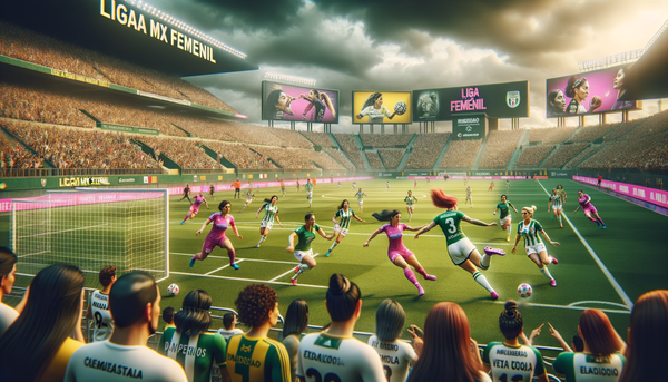 Women's football match in Liga MX Femenil