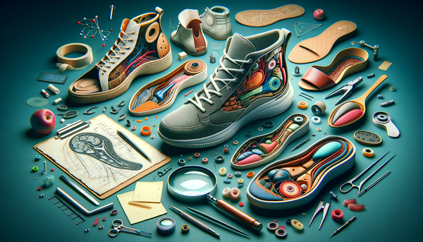 An intriguing image of the NYT Connections puzzle with shoe parts highlighted.
