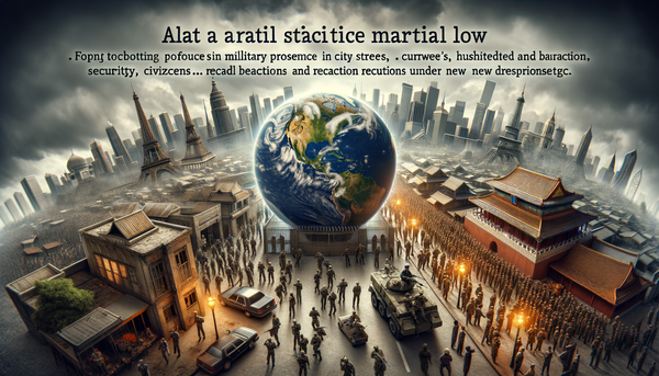 Martial law representation image