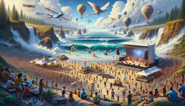 Crowds at the Ohana Festival 2025 at Doheny State Beach