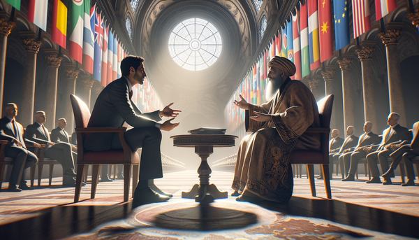 Donald Trump and Pope Francis