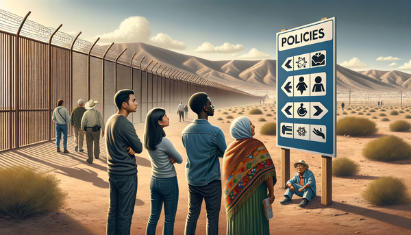 Mexico border view