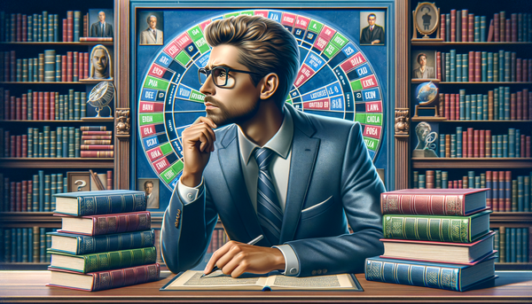 Liam Starnes on Jeopardy! stage