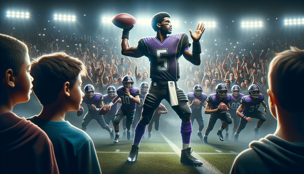 Lamar Jackson in action on the NFL field