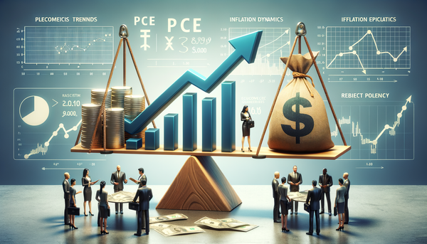 Graph showing PCE and inflation trends