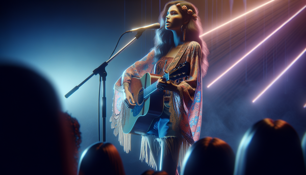 Noah Cyrus performing on stage