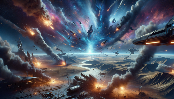 Depiction of the Ghorman Massacre in Andor Season 2