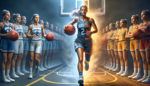 Serah Williams in action on the basketball court