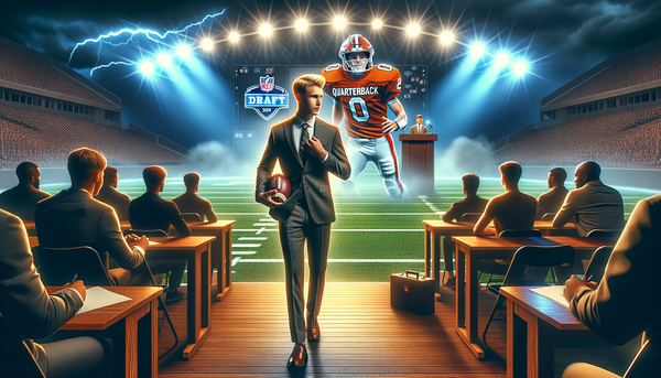 Quinn Ewers at 2025 NFL Draft