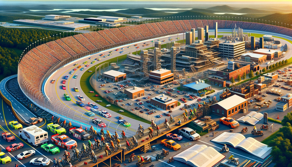 Aerial view of Talladega Superspeedway