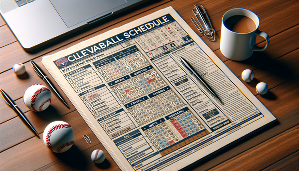 Cleveland Guardians Schedule Overview 2025