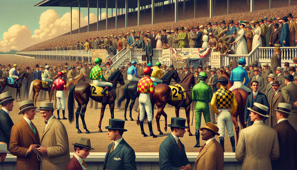 Horse Racing at Belmont Stakes