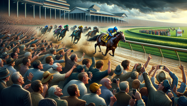 Kentucky Derby 2025 Winner Sovereignty crossing the finish line