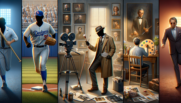 An illustrative collage of Lawrence Butler across different fields