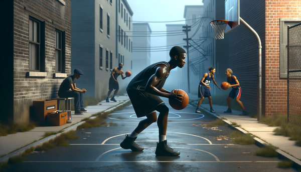 Kiki Iriafen playing basketball