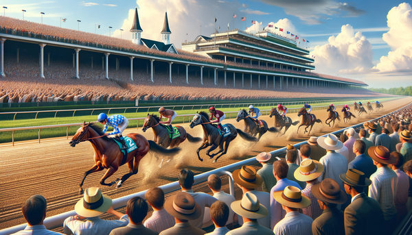 A thrilling moment at Kentucky Oaks race 2025