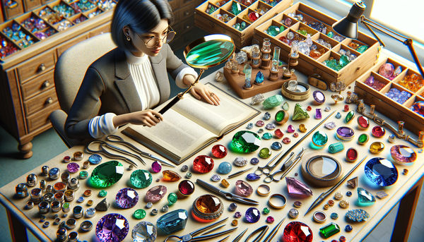 A collection of vibrant gemstones showcasing their diverse colors and cuts.