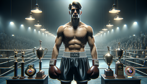 Dmitry Bivol in action in the boxing ring
