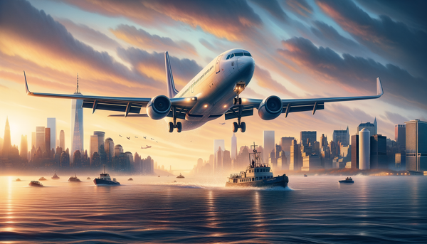 Sully Sullenberger standing in front of an airplane