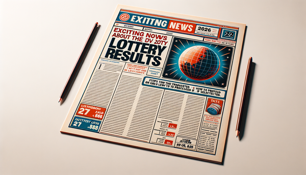 Image representing DV Lottery 2026 results