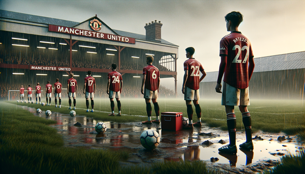 Chido Obi-Martin playing for Manchester United