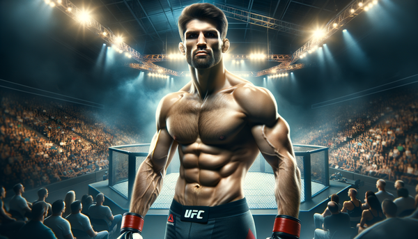 Sean Strickland during a UFC fight