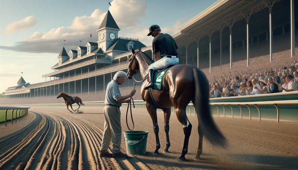 Photo of Jayson Werth with his race horse