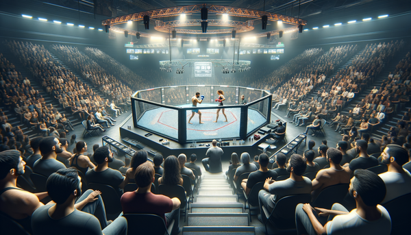 Fighters competing in a PFL SmartCage