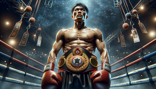 Naoya Inoue in boxing action