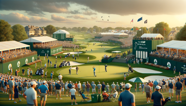 Golfers at the CJ Cup