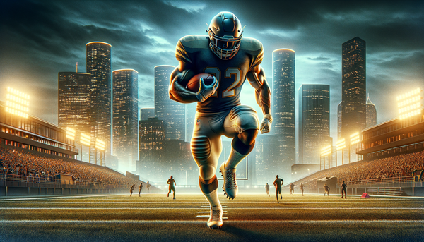 Tank Dell playing in an NFL game