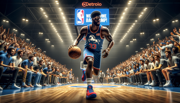 Tobias Harris playing in an NBA game
