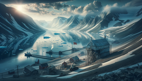 Breathtaking view of Svalbard's Arctic landscape