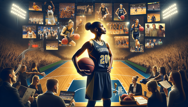Bree Hall playing basketball