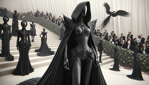 Charli XCX at the 2025 Met Gala in a gothic ensemble