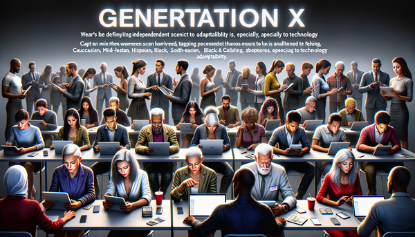 Gen X professionals coming together in a workspace