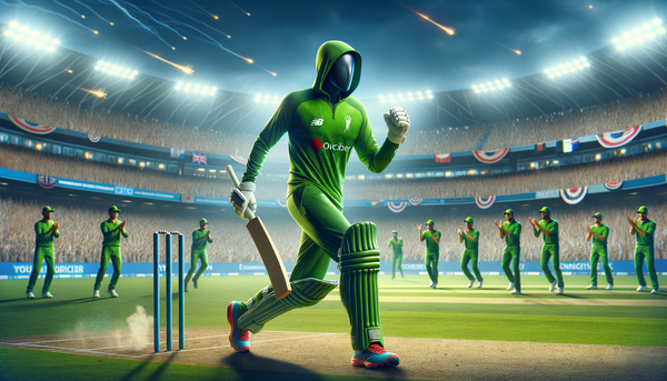 Sherfane Rutherford playing cricket