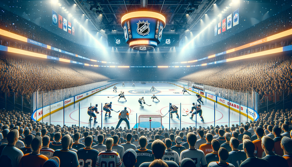Oilers vs Golden Knights on ice