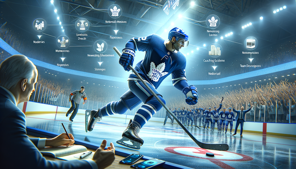 Max Pacioretty in a Toronto Maple Leafs jersey skates on ice