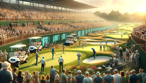 Golfers at Byron Nelson Tournament