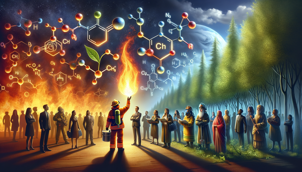 Image of flames representing the concept of fire
