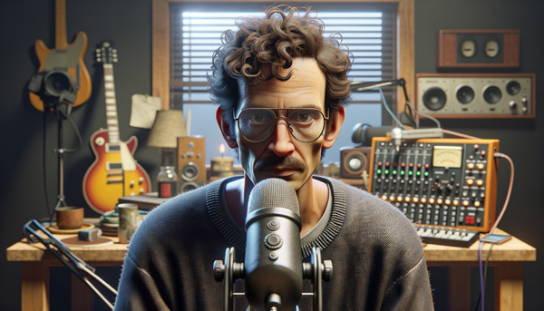 Marc Maron on stage performing comedy
